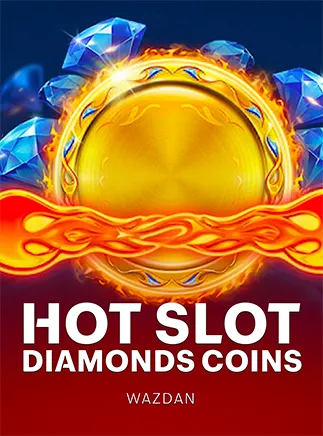 ภาพการ์ดเกม Hot Slot Diamond Coins ที่ใช้ประกอบเนื้อหาเว็บทดลองเล่นสล็อต
